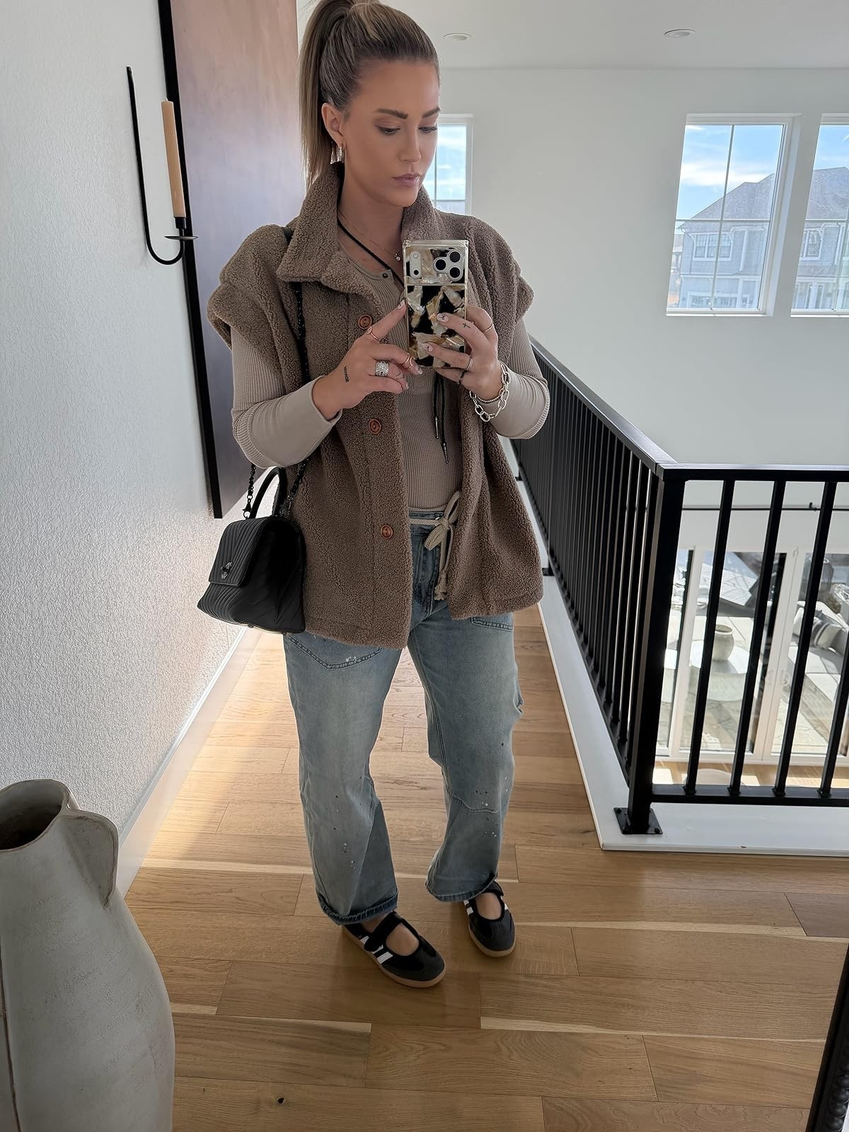 This fleece vest is a go to on chilly days!

#LTKOver40 #LTKootd #LTKMidsize