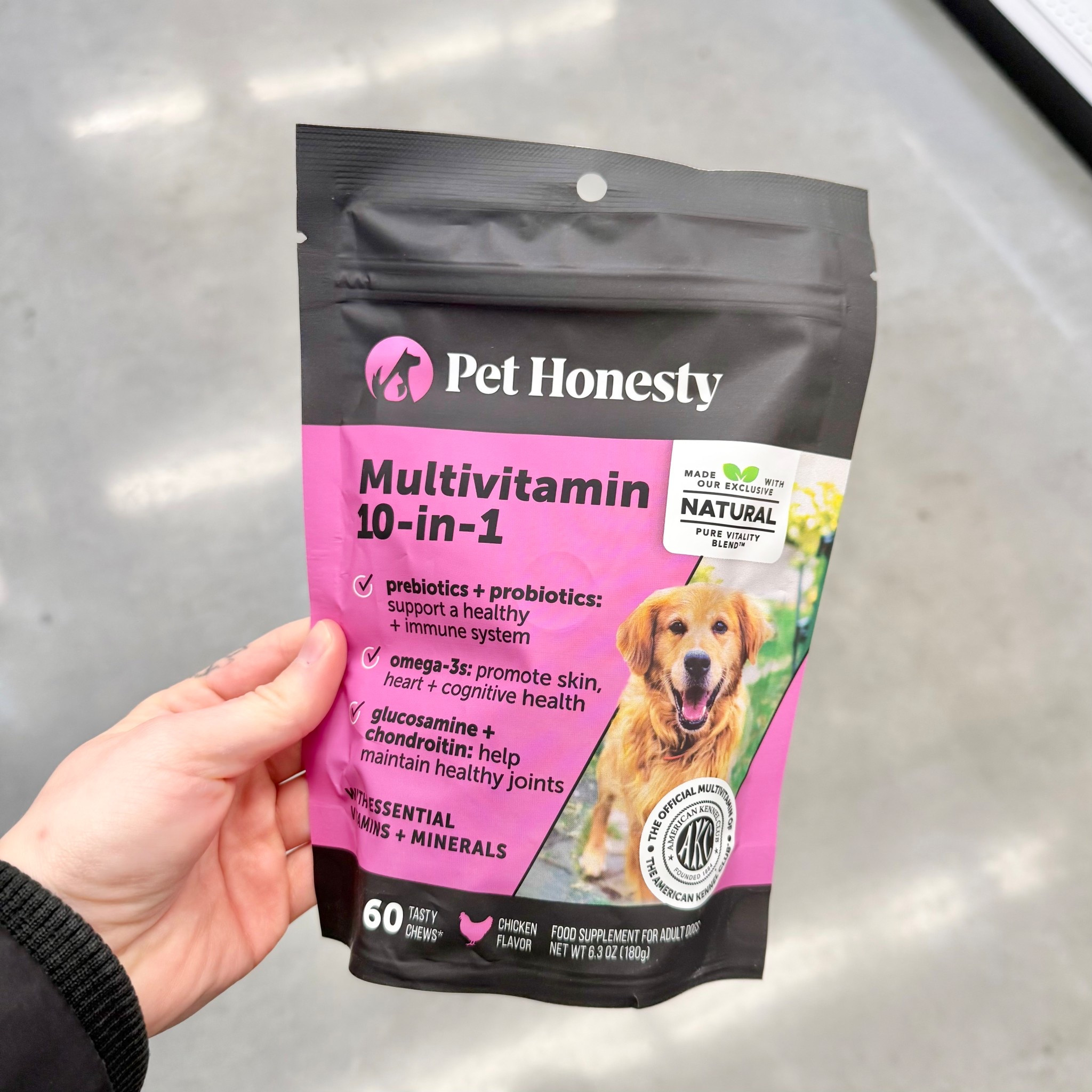 Pet Honesty Multivitamin 10-in-1 Chicken Flavor Supplement for Dog - 60ct
$19.99

Target Circle: Buy one, get one 40% off select Pet Honesty Products

#LTKSaleAlert