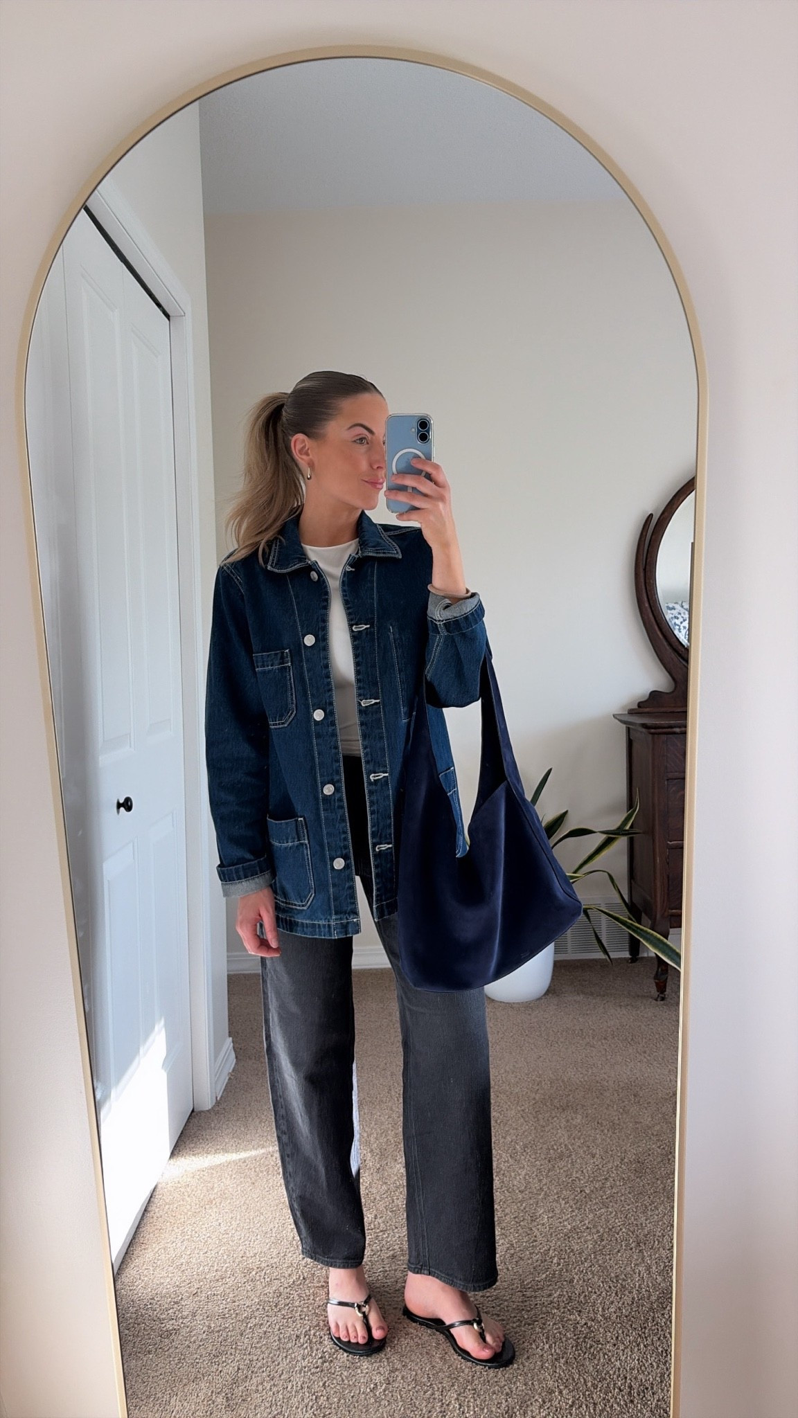All 3 pieces from @Quince seamlessly into one outfit! 

#quincepartner @Quince

#LTKcanada #LTKsummer #LTKjeans
