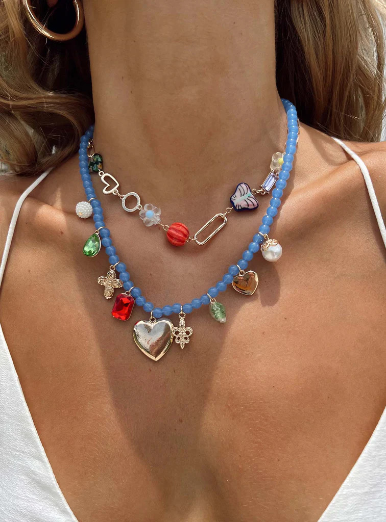 Villaz Necklace Multi | Princess Polly US