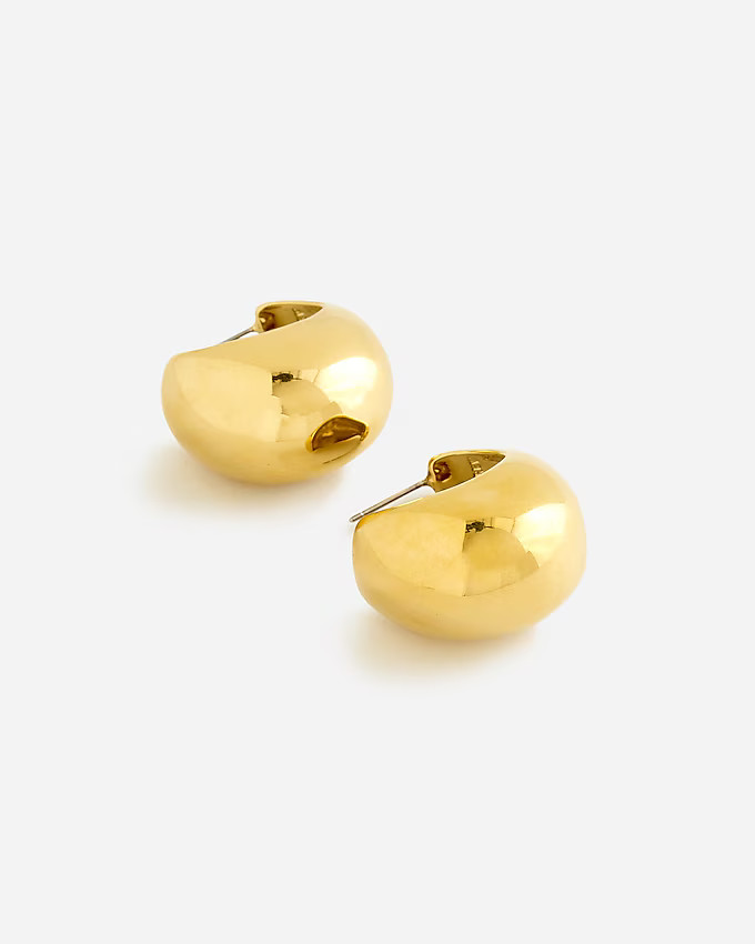 Sculptural hoop earrings | J. Crew US