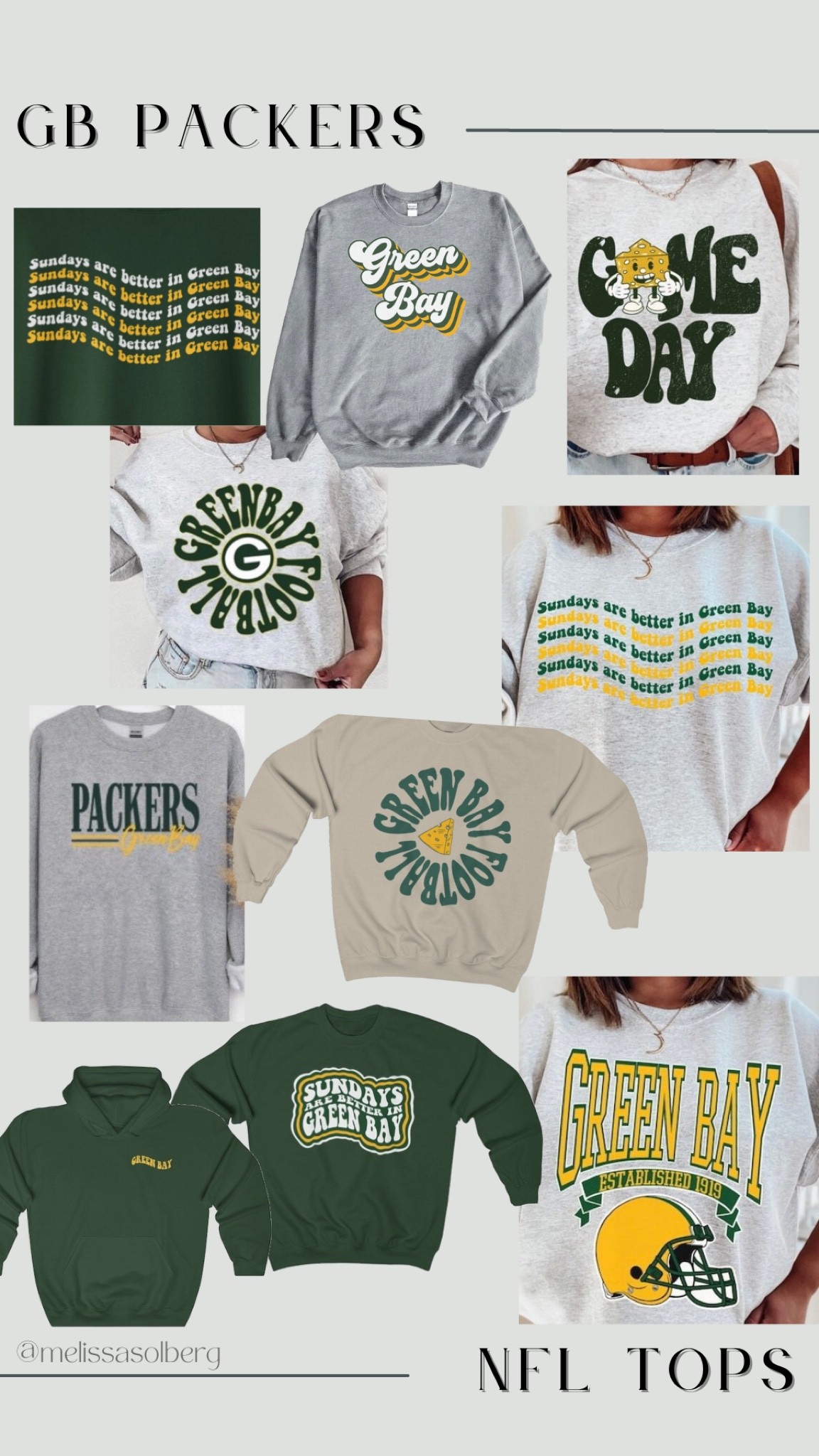 Cause GB Packers apparel does not have to be basic 🤩 

Wisconsin gals how cute are these game day sweatshirts & hoodies?! 

💚GPG💛

#LTKstyletip #LTKfit #LTKunder50