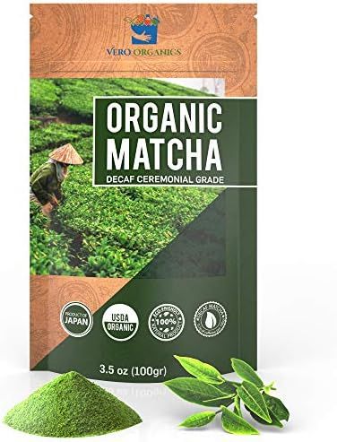 Matcha Green Tea Powder – Organic Premium Decaf Ceremonial Grade – Low Caffeine Sugar Free ... | Amazon (US)