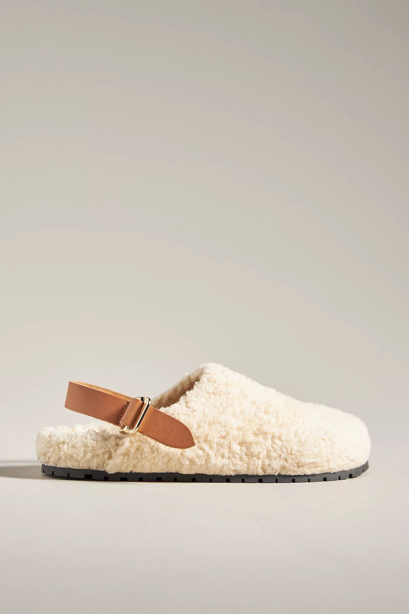 Pilcro Faux Shearling Clog Slippers | Anthropologie (US)