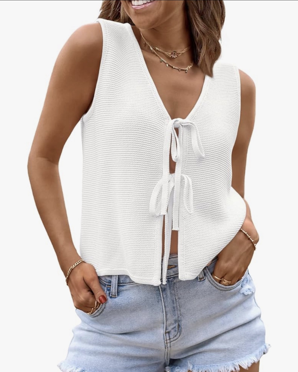 Sunshine-ready and effortlessly put together ☀️✨ These knit tank + flowy pant combos are my go-to for that “I didn’t try too hard but still look cute” energy. Think brunch dates, vacation strolls, or even a comfy-chic work look 💼🌴 Paired each with a statement bag and chunky shoes to pull it all together—easy, breathable, and sooo versatile for spring into summer!

#LTKStyle #LTKSeasonal #LTKFinds #AmazonFashion #SpringStyle #SummerOutfits #EffortlessStyle #ChicAndComfy #WideLegPants #CrochetTop #NeutralStyle #BrunchOutfit #VacationStyle #EverydayChic #CapsuleWardrobe #StyleInspo

#LTKMidsize #LTKOver40 #LTKootd