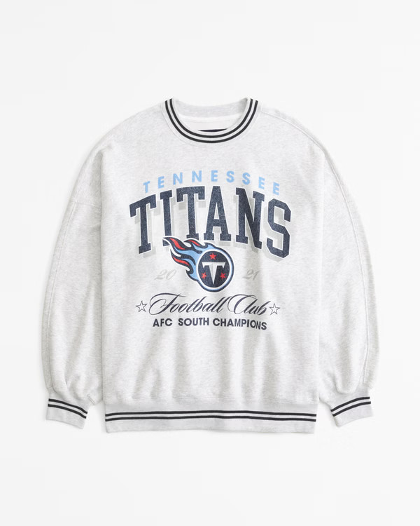 Tennessee Titans Graphic Oversized Sunday Crew | Abercrombie & Fitch (US)