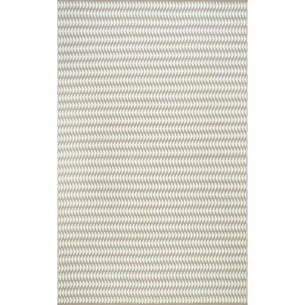 NuLoom Hanson Outdoor Striped Yasmin Ivory 8'6" x 11'6" Rug | Walmart (US)