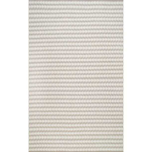 NuLoom Hanson Outdoor Striped Yasmin Ivory 8'6" x 11'6" Rug | Walmart (US)