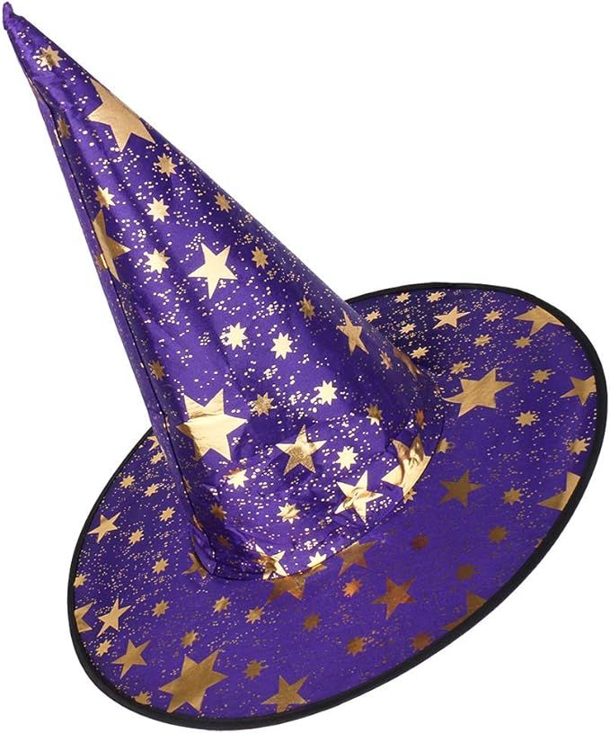 Purple Witch Hats Halloween Costumes for kids girls women Fancy dress Party Decorations | Amazon (US)