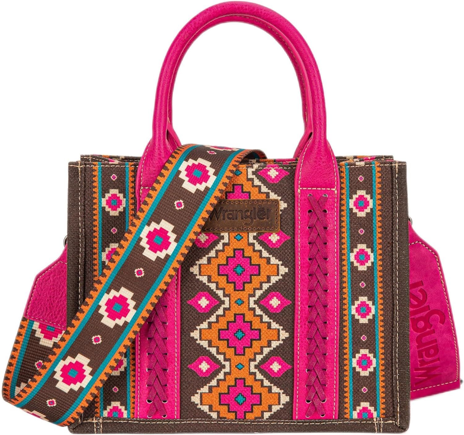 Wrangler Aztec Tote Bag for Women Western Shoulder Purses and Handbags | Amazon (US)