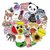 Stickers for Water Bottles Big 30pcs Waterproof Cute Aesthetic Trendy Stickers for Teens Kids Girls  | Amazon (US)