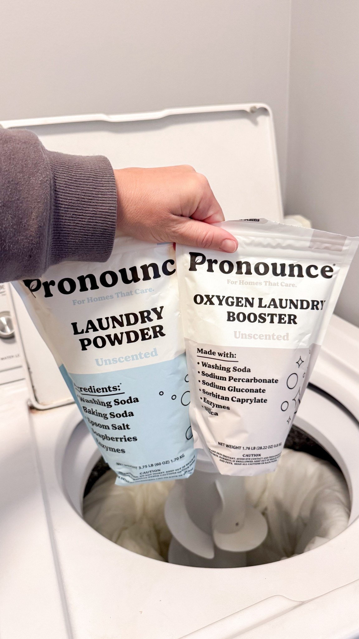 Clean, non-toxic laundry routine upgrade 🤍 I’ve been using this mineral-based laundry powder from Pronounce and love how effective it is on everyday loads—especially with kids. No harsh chemicals, just simple ingredients that actually work. Perfect for anyone wanting a low-tox, minimalist home. This combo even got out strawberry juice from my son’s shirt and pants! I’ve linked other scents also.

#cleantok #laundryroutine #nontoxichome #minimalisthome #momlifehacks

#LTKdayinmylife #LTKHome #LTKmomlife