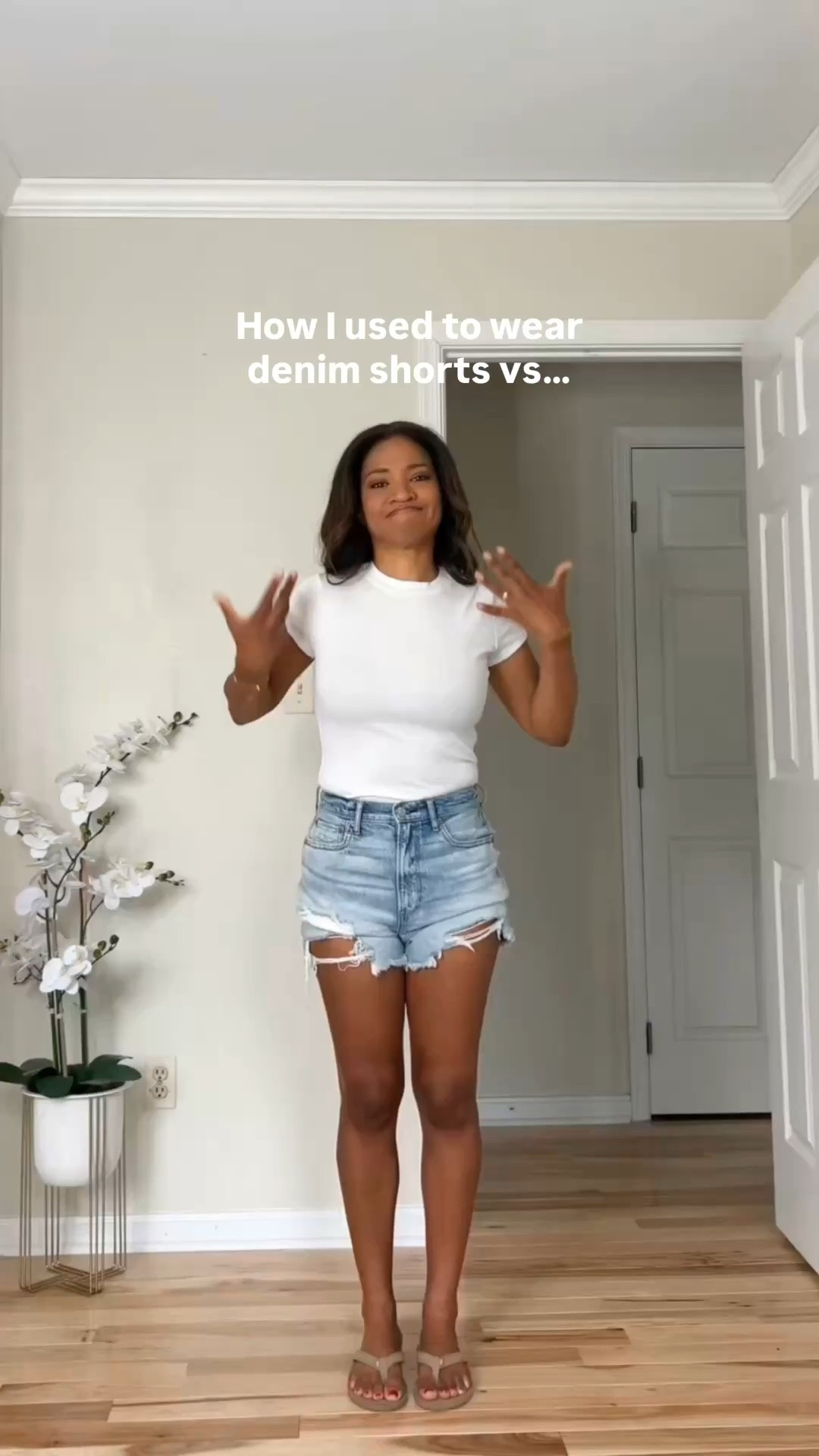 Wearing a size 27 in all of the shorts in the “Curve Love”. Linking them in the regular dad short as well. Linking similar black halter top, and similar white button down since mine are OOS.

#LTKgrwm #LTKOver40