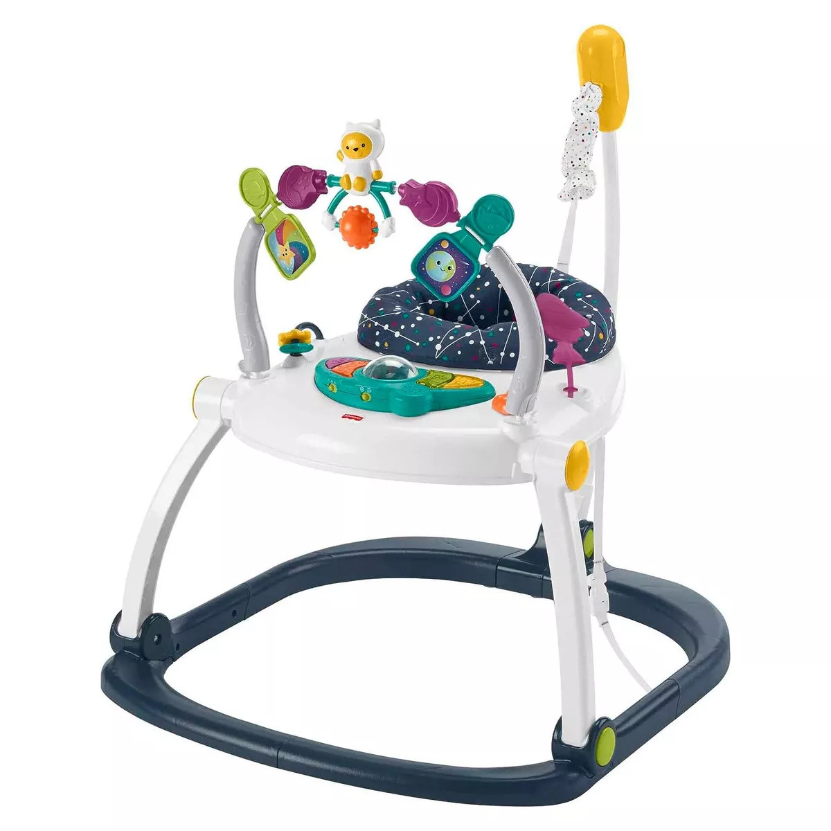 Fisher-Price AstroKitty SpaceSaver Jumperoo Adjustable Folding Baby Bouncer Activity Center w/Rem... | Target
