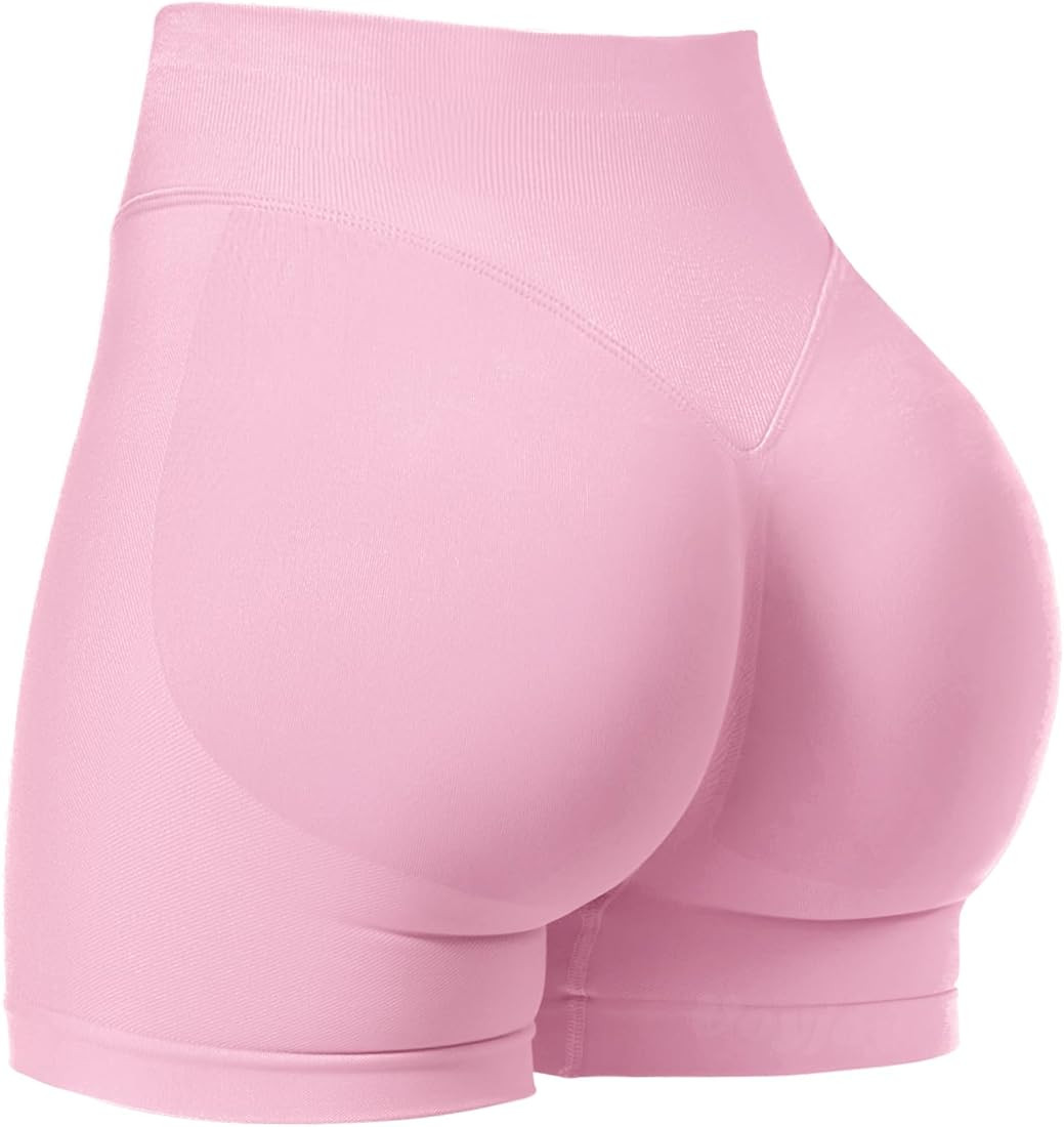 VOYJOY Women Workout Impact Shorts 3.6"/ 4.5"/ 6" Scrunch Butt Lifting Gym Seamless Booty Biker S... | Amazon (US)