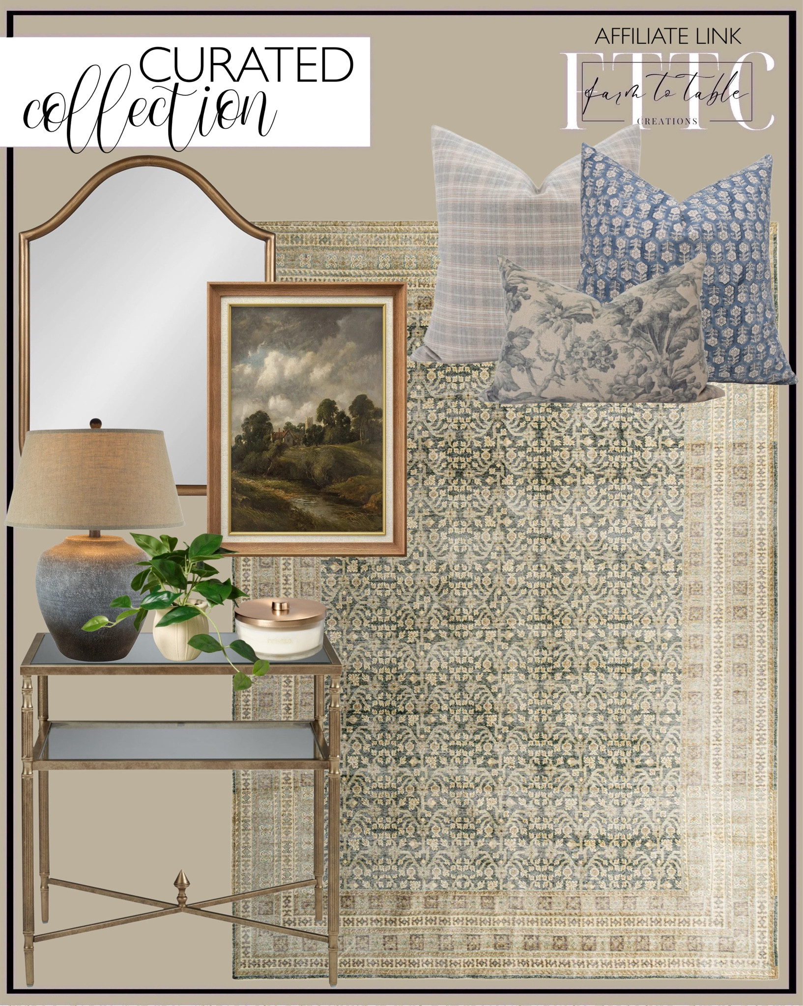 Curated Collection. Follow @farmtotablecreations on Instagram for more inspiration.

Scallop wall mirror. Block Print Pillow Covers. Hand knotted wool rug. Plaid pillow cover. Signature Design by Ashley Cloverty Industrial Mirror-Tabletop End Table with Round Legs and Glass Shelf, Metallic. Houa Alabaster Table Lamp. Trailing faux plant. 5-Wick Clear Glass Pomelo Knob-Lid Jar Candle 28oz - Hearth & Hand with Magnolia. The Glebe Farm " by John Constable artwork. 

Bedroom Finds | Neutral Stems | Spring Stems | Bookshelf Decor | Bedroom Space | Cozy Corner | Bathroom | Curated Entryway | Spring  Decor | End of Year Clearance | Trending Decor | Viral Decor | Amazon Holiday | Bedroom corner | Coffee Table Decor | Neutral Decor | Fall Stem Sale | Target Finds | Skinny Bench | Bedroom | Living Room | Breakfast Nook | Amazon Home | Target Sale | Loloi Rugs | Magnolia Home | console table | console table styling | faux stems | entryway space | front porch decor | neutral decor | entryway decor | cozy home | affordable decor |  home decor | home inspiration | console styling | entryway rug | cozy moody home | moody home decor | neutral home | bathroom decor | living room | spring decor | Hearth & Hand | Studio McGee




#LTKSaleAlert #LTKFindsUnder50 #LTKHome