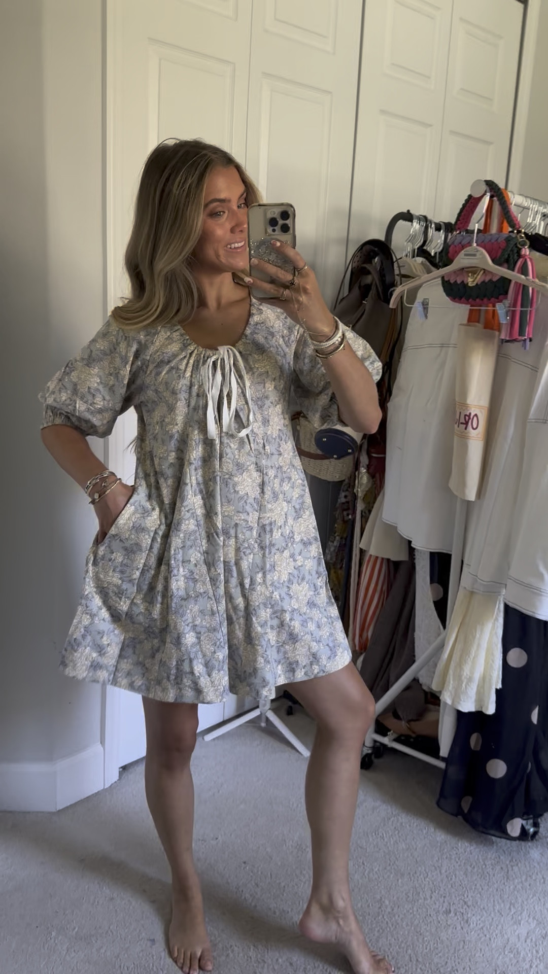 Rian Floral Romper size xs. @bohme my code is 20SLOANEV! Details: Scoop Neckline, Short Puff Sleeves, Chest Tie Detail, Floral Print, Two Hand Pockets, Slight Oversized Fit, Non-Stretch Material, 100% Cotton, Hand Wash Cold, Line Dry

#bohme #bohmehaul #haul #tryonhaul #tryon #tryonwithme #shoppinghaul #dresseshaul #dresseshaultryon #dresstok #maxidress #dresses #dressshopping #dressstyle #bohmeclothes

#LTKStyleTip #LTKSaleAlert #LTKFindsUnder100