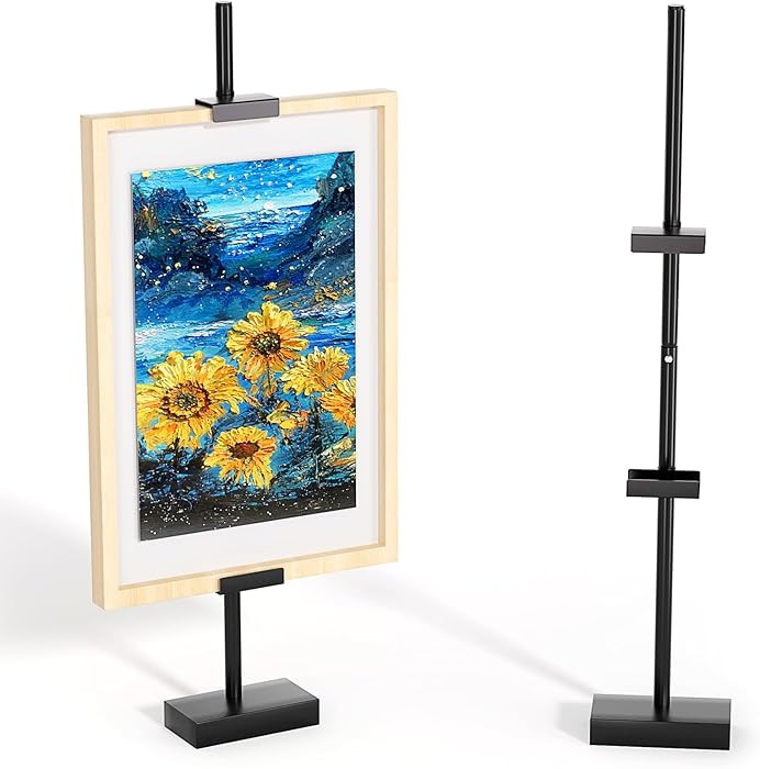 Tabletop Picture Frame Stand, Adjustable for Frames Up to 29" H, Frame Holder Stand Table Easels ... | Amazon (US)