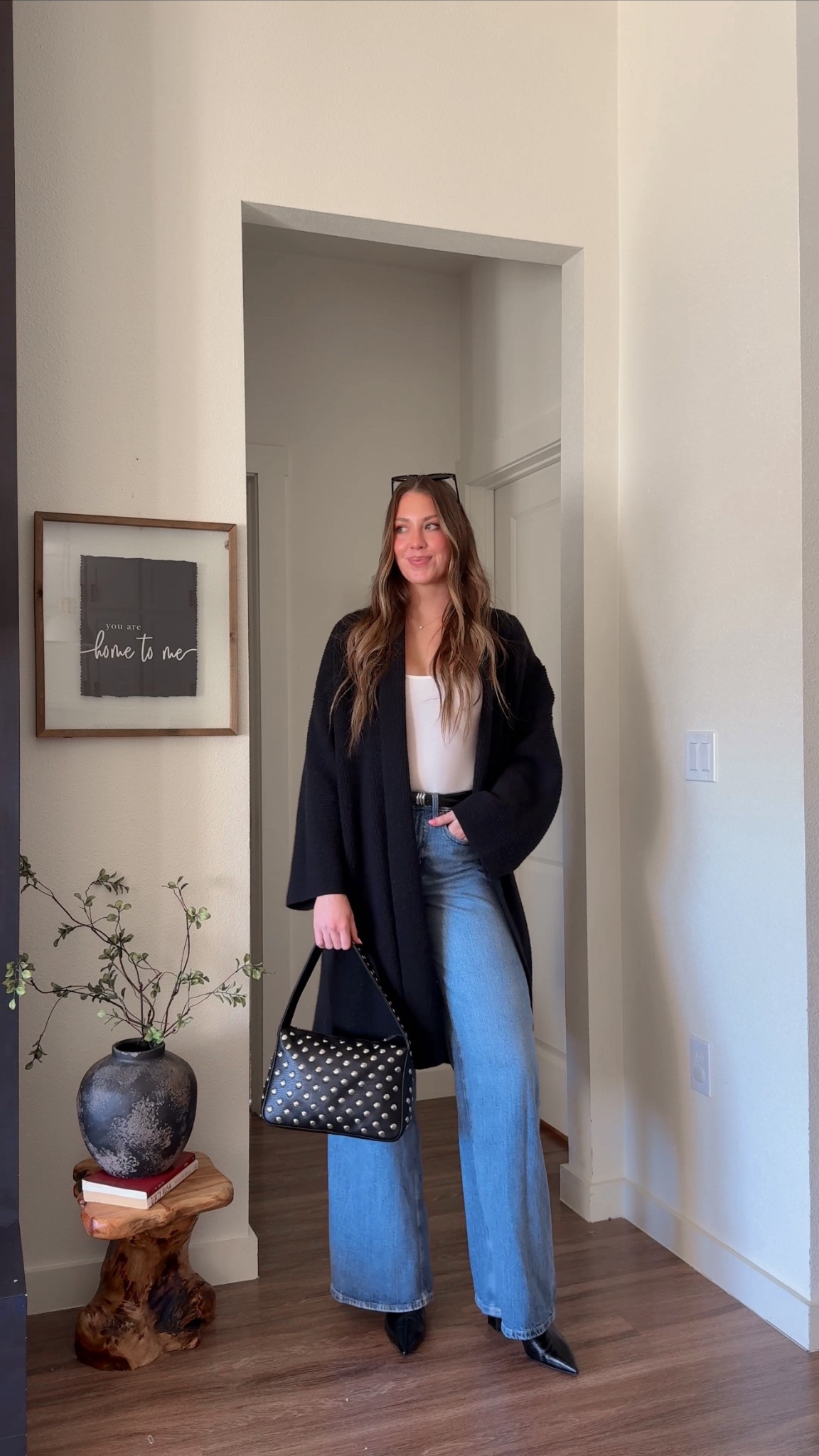 Date night look. Wearing a medium in tops & 4 tall in jeans 

#LTKootd #LTKTall #LTKSeasonal