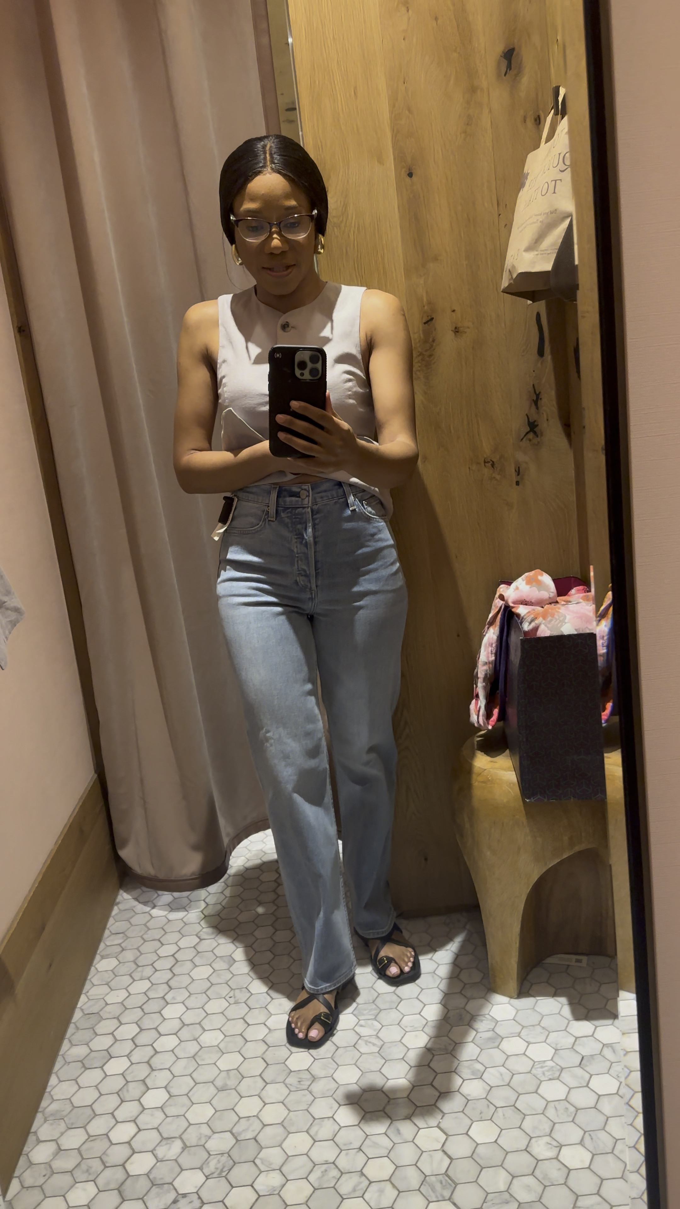 Come denim shopping with me. Fell in love with these Denim Forum Jeans -Arlo. They are high-waisted and I would say this particular style runs a bit small as I had to size up once from my original size but they fit perfectly as is!

Jeans, Denim, Aritzia, denim forum, high-waisted straight leg jeans, blue jeans, vest, waist coat, what to wear, how to style 

#LTKVideo #LTKSummerSales

#LTKStyleTip
