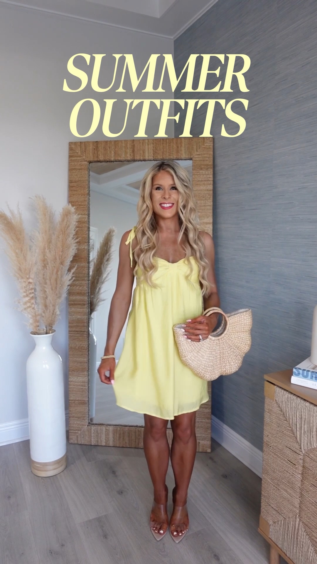 YELLOW SUMMER OUTFITS - styled yellow summer dresses,  rompers, + casual summer jeans outfit! 

Yellow dress, yellow gingham dress, mini dress, sun dress, day dress, yellow romper, summer romper, pink romper, butter yellow outfit, peplum top, summer fashion trends 2026

#LTKootd #LTKSaleAlert #LTKSeasonal