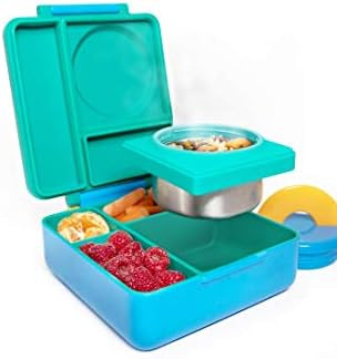 OmieBox Bento Box for Kids - Insulated Bento Lunch Box with Leak Proof Thermos Food Jar - 3 Compa... | Amazon (US)