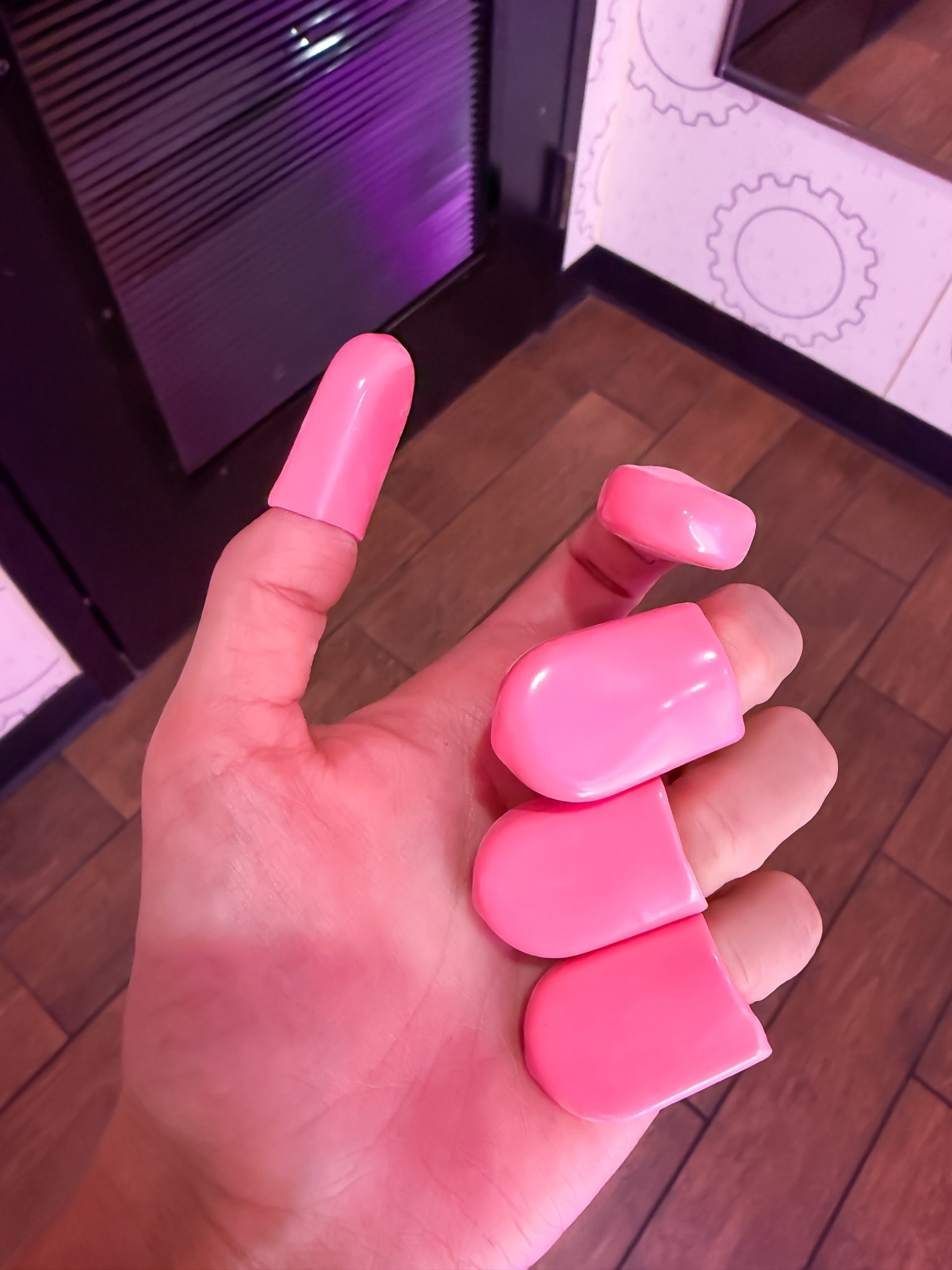 Nail savers for tanning bed. Reduce yellowing of nails from tanning. Tanning bed must have. ￼

#LTKmomlife #LTKselfcare #LTKBeauty