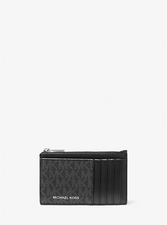 Cooper Slim Signature Logo Zip Wallet | Michael Kors US