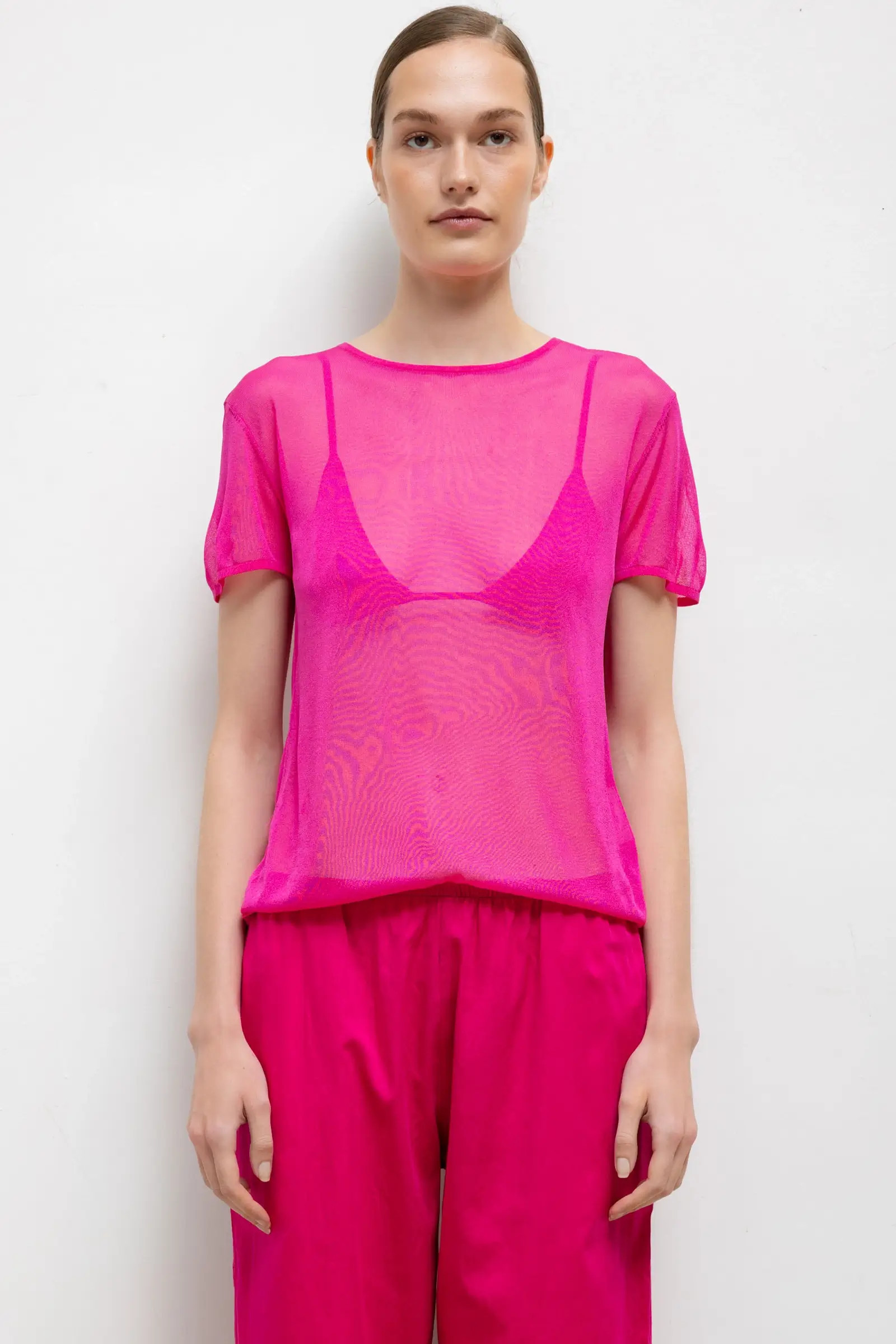 Jack Tee in Amaranth in Viscose | LESET