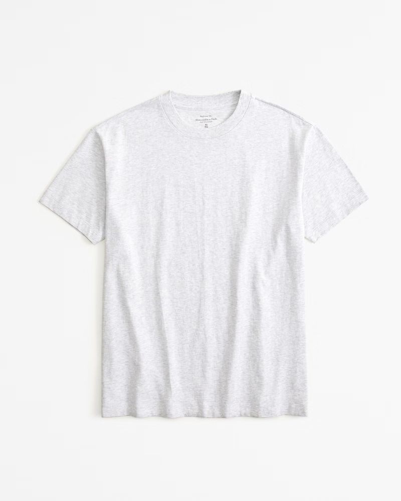 Women's Essential Premium Polished Oversized Tee | Women's New Arrivals | Abercrombie.com | Abercrombie & Fitch (US)
