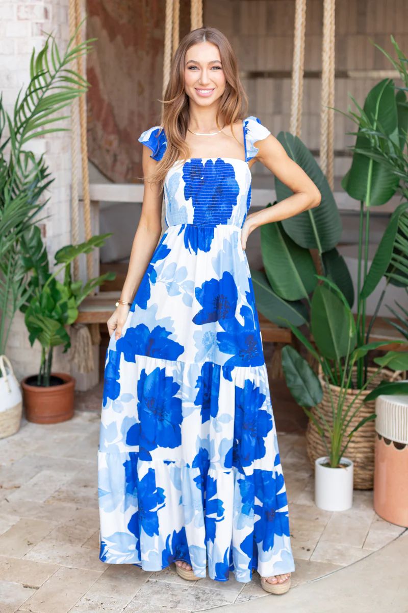Deann Dress- Blue | Avara