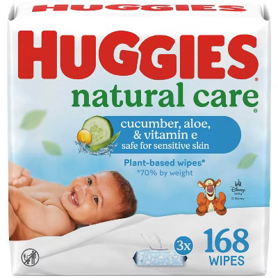Huggies Care Scented Cucumber, Aloe, & Vitamin E Baby Wipes - 168ct - 3pk | Target