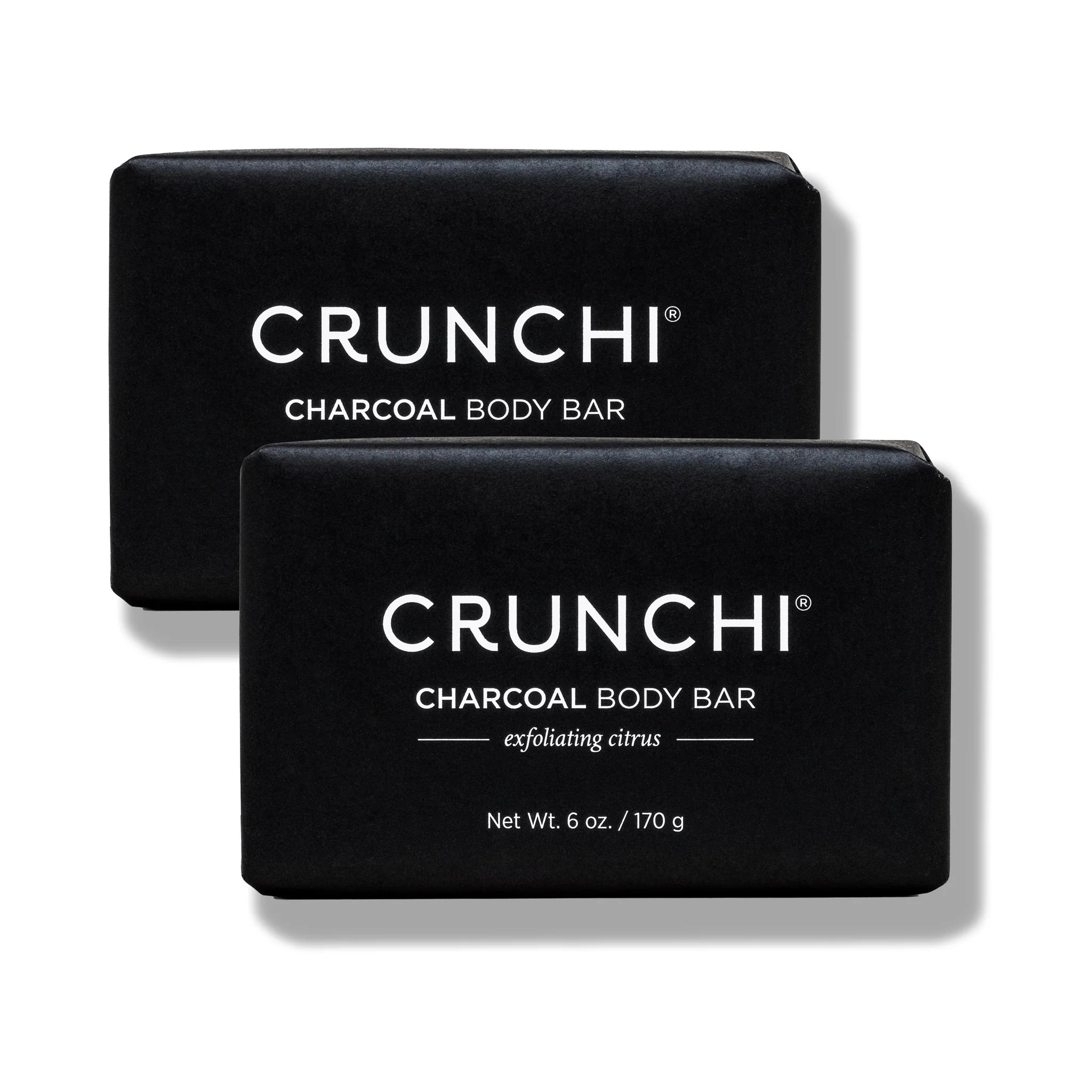 Charcoal Body Bar Duo | Crunchi