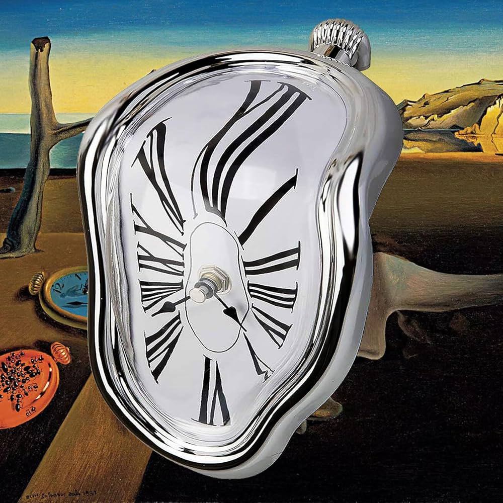 FAREVER Melting Clock, Salvador Dali Watch Melted Clock for Decorative Home Office Shelf Desk Tab... | Amazon (US)