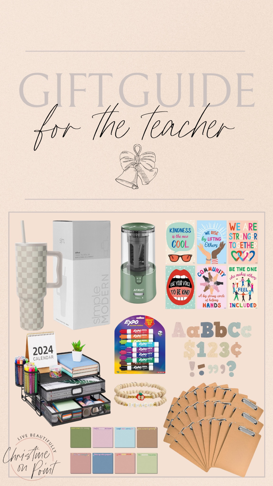 Gift guide, gifts for the teacher! Amazon gift guide, gift ideas, gifts for her.

#LTKHoliday #LTKFindsUnder50 #LTKGiftGuide