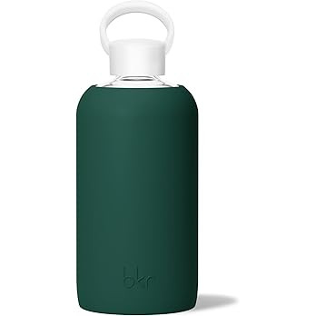bkr - Big Smooth - Reusable Glass Water Bottle - Leakproof, Durable, Workout & Travel Friendly, C... | Amazon (US)
