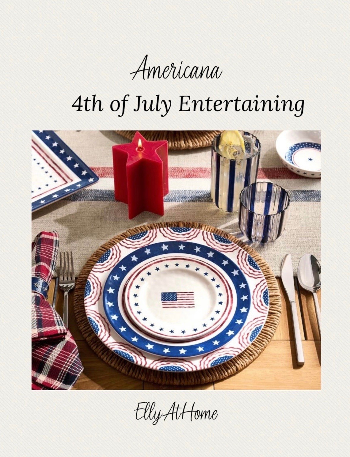 4th of July entertaining, hosting at home! Shop place settings, napkins, glassware, serving pieces and more patriotic decor for celebrating, some selections on sale! @Pottery Barn

#LTKSeasonal #LTKHome #LTKSaleAlert