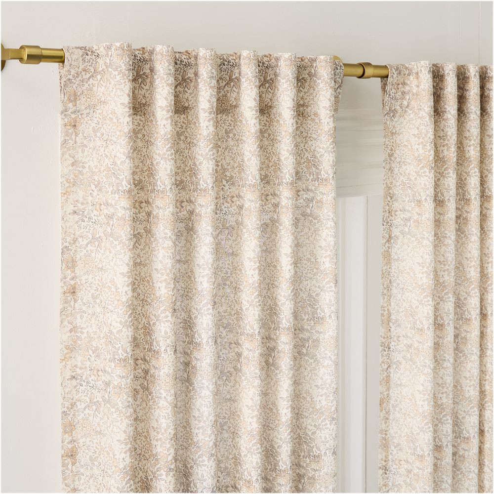 Frankie Floral Curtain | West Elm (US)