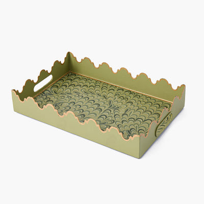 Mrs. Alice Olive Green Small Marble Tray - Olive Green Small Marble Tray | Shop.app