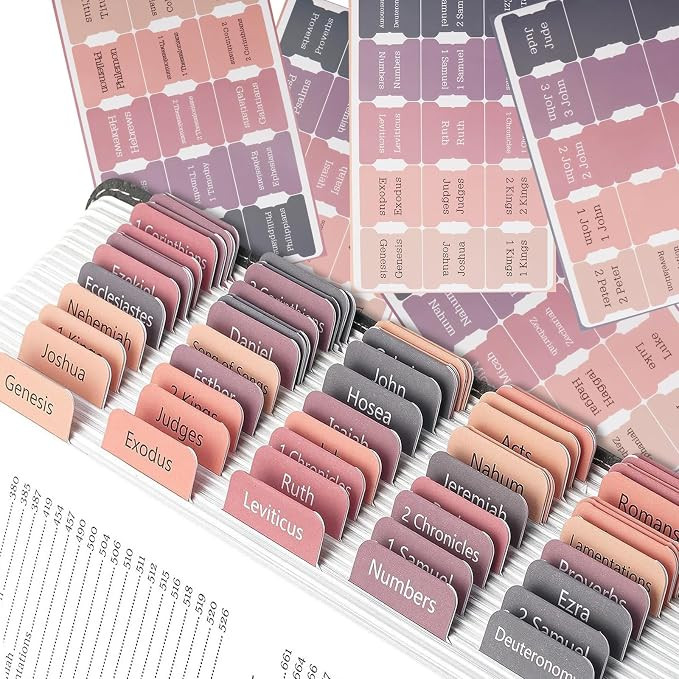 150 Bible Tabs, Bible Tabs Old and New Testament, Laminated Bible Tabs for Women and Men, Bible L... | Amazon (CA)