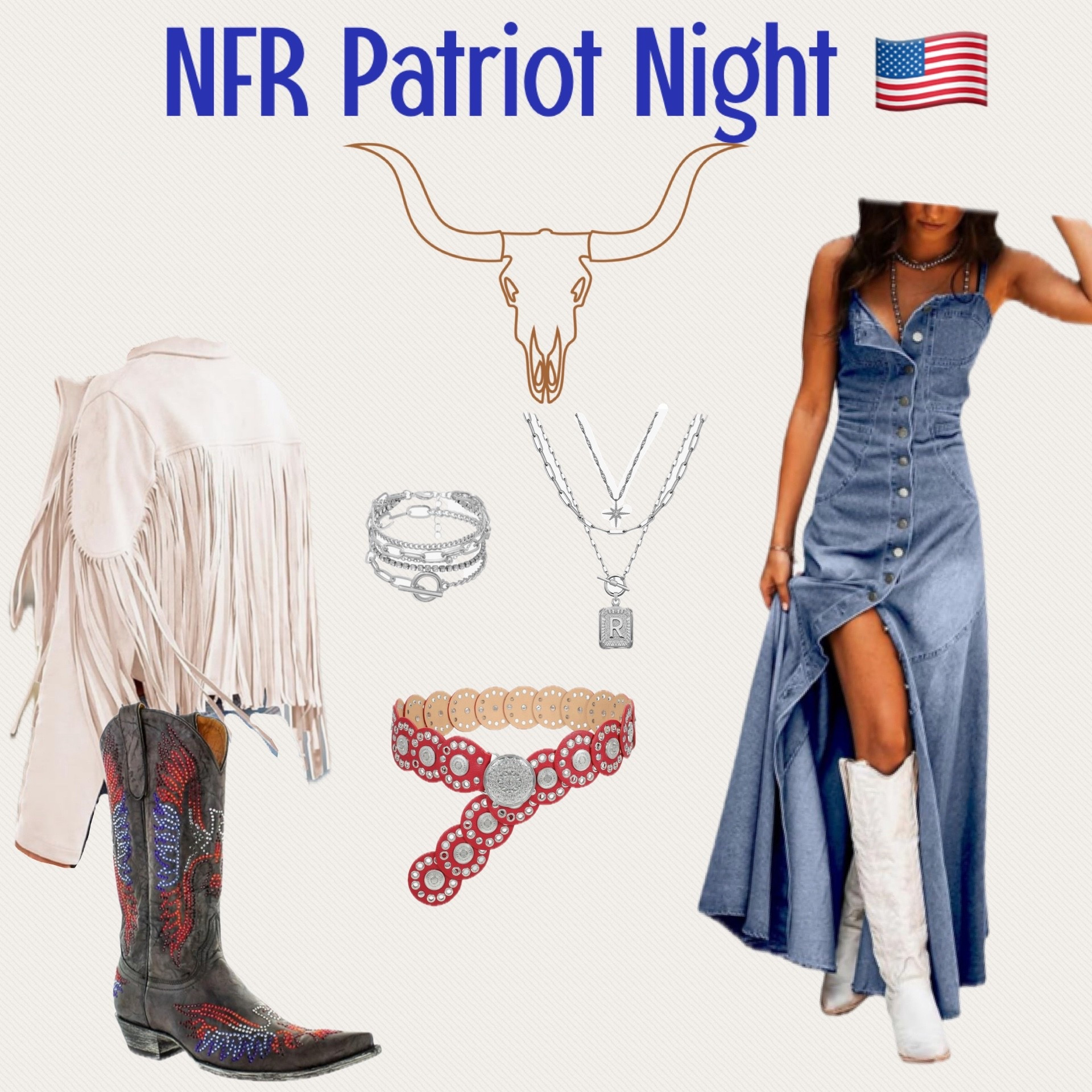 NFR Patriot Night 

#LTKSaleAlert #LTKFindsUnder100 #LTKootd