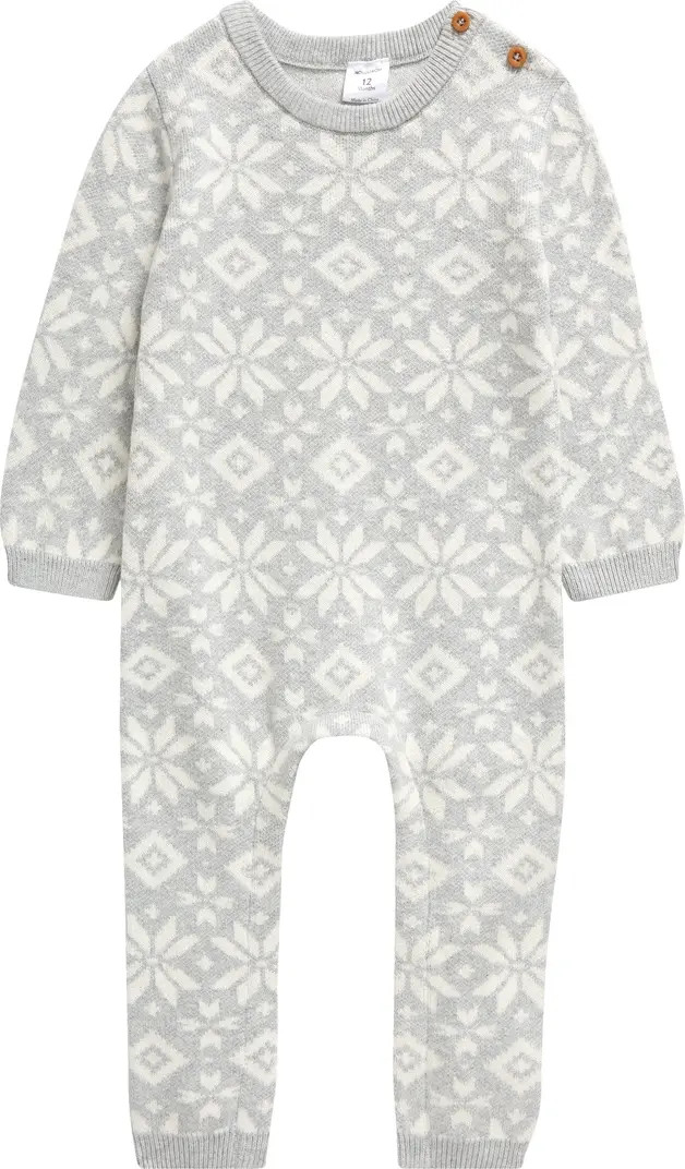 Nordstrom Jacquard Cotton Sweater Romper | Nordstrom | Nordstrom
