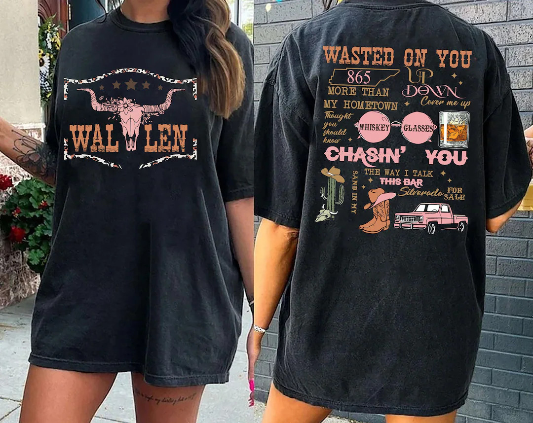Wallen Shirt, Wallen Bullhead Shirt, Wallen T-shirt, Cowboy Wallen Shirt, Wallen Westerns Gift, W... | Etsy (US)