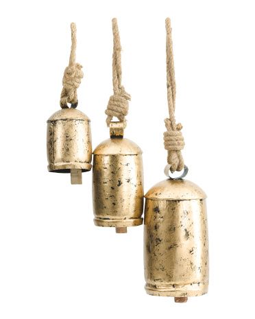 Set Of 3 Hanging Bells | TJ Maxx