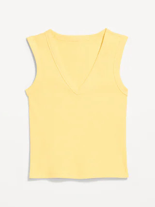 Snug Crop V-Neck Tank Top | Old Navy (CA)