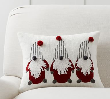 Christmas Gnomes Pillow Cover | Pottery Barn (US)