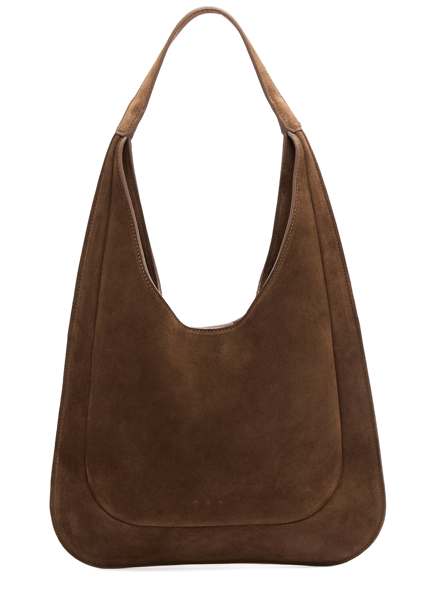 MIDI HOBO SUEDE TOTE_9383_CHOC | Harvey Nichols