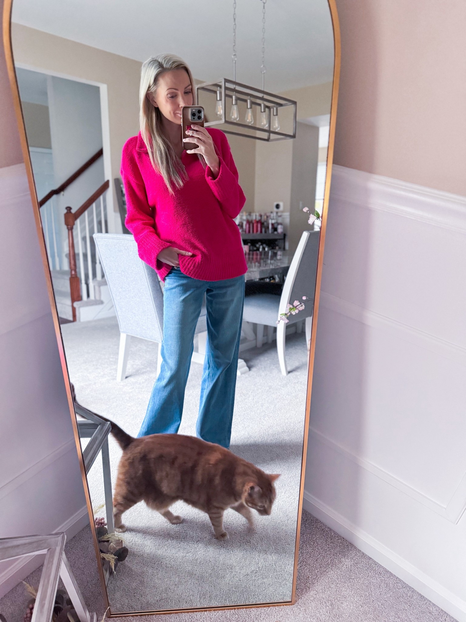 Maternity jeans (wearing a size 25. Size down if in between sizes, they run a little bit big). 

#LTKootd #LTKSeasonal #LTKSaleAlert #LTKFindsUnder100

#LTKmomlife #LTKBump #LTKTall