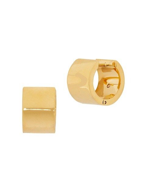 Goldplated Huggie Hoop Earrings | Saks Fifth Avenue