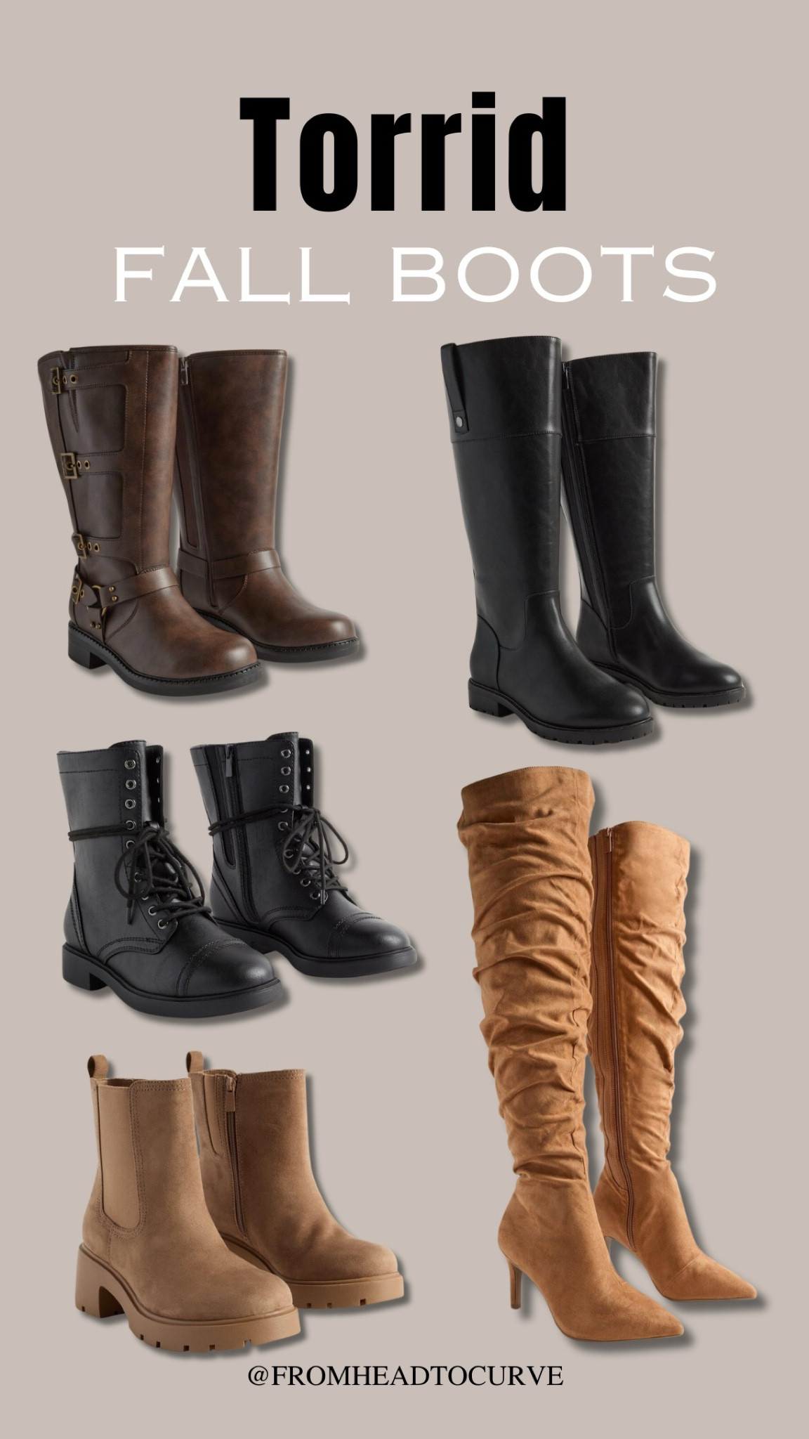 Wide width & wide calf boots at Torrid.

Fall outfits. Plus size shoes. Fall shoes. Torrid shoes. Boots. 

#LTKStyleTip #LTKPlusSize #LTKSeasonal